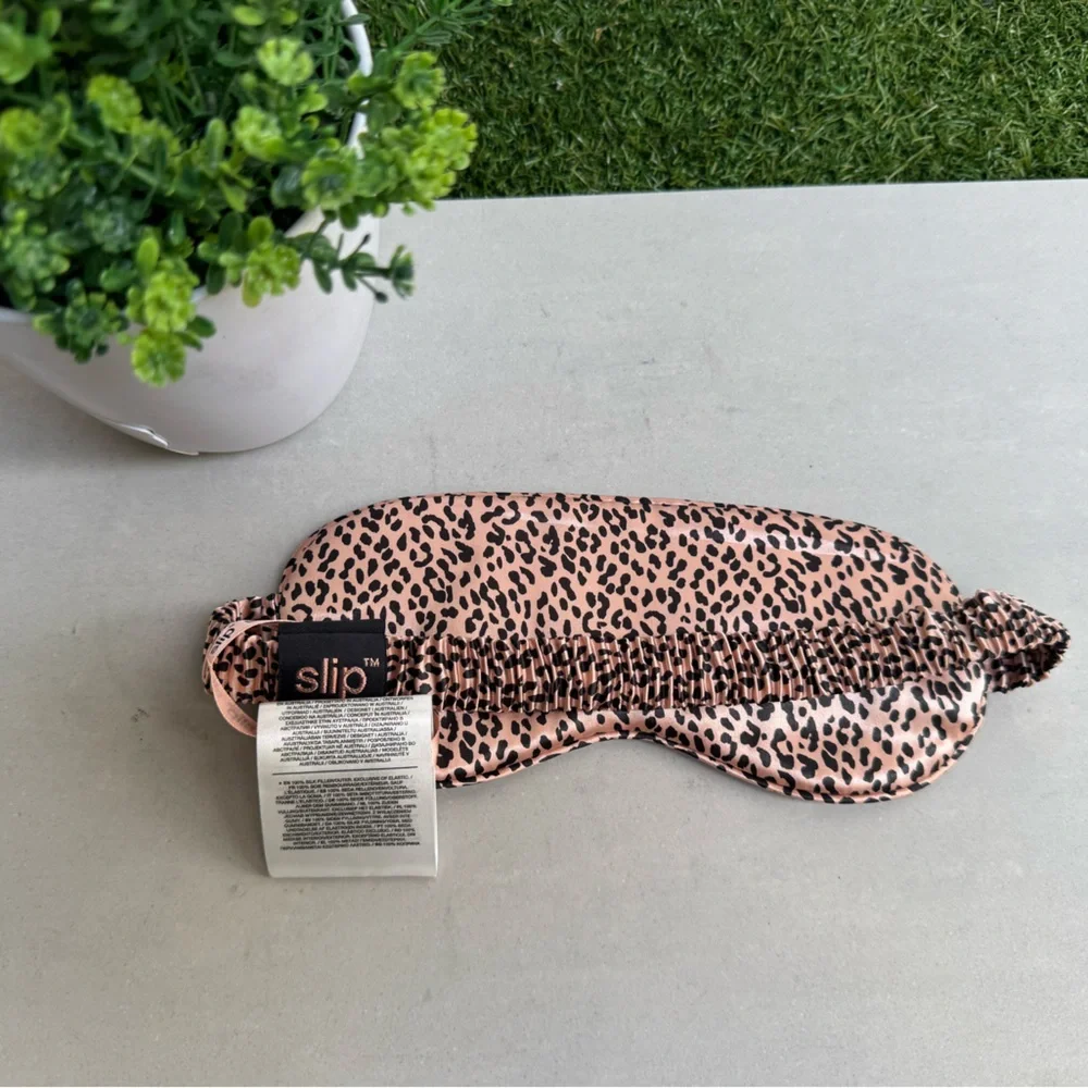 Slip Leopard Print Sleep Mask brand new in box made out of 100% Silk